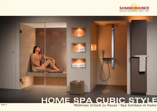 Obálka katalogu Sommerhuber home spa cubic style
