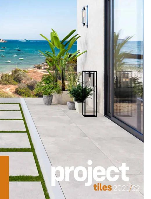 Obálka katalogu Obklady a dlažby - PROJECT TILES 2021/22