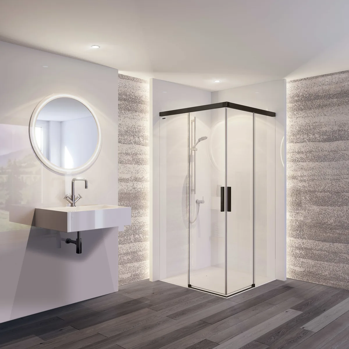 Duscholux Bella Vita 3 Plus v černém provedení
