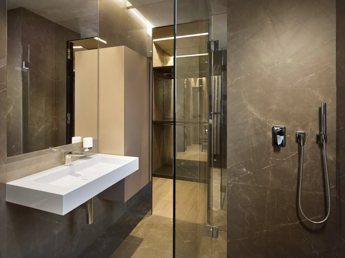 Realizace koupelen Penthouse Praha